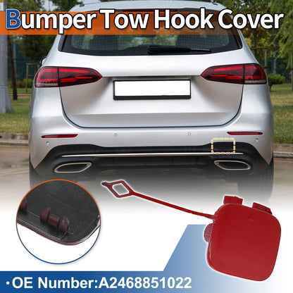 Rear Tow Hook Cover for Mercedes-Benz B-Class W246 (2012–2019) No.A2468851422 Red