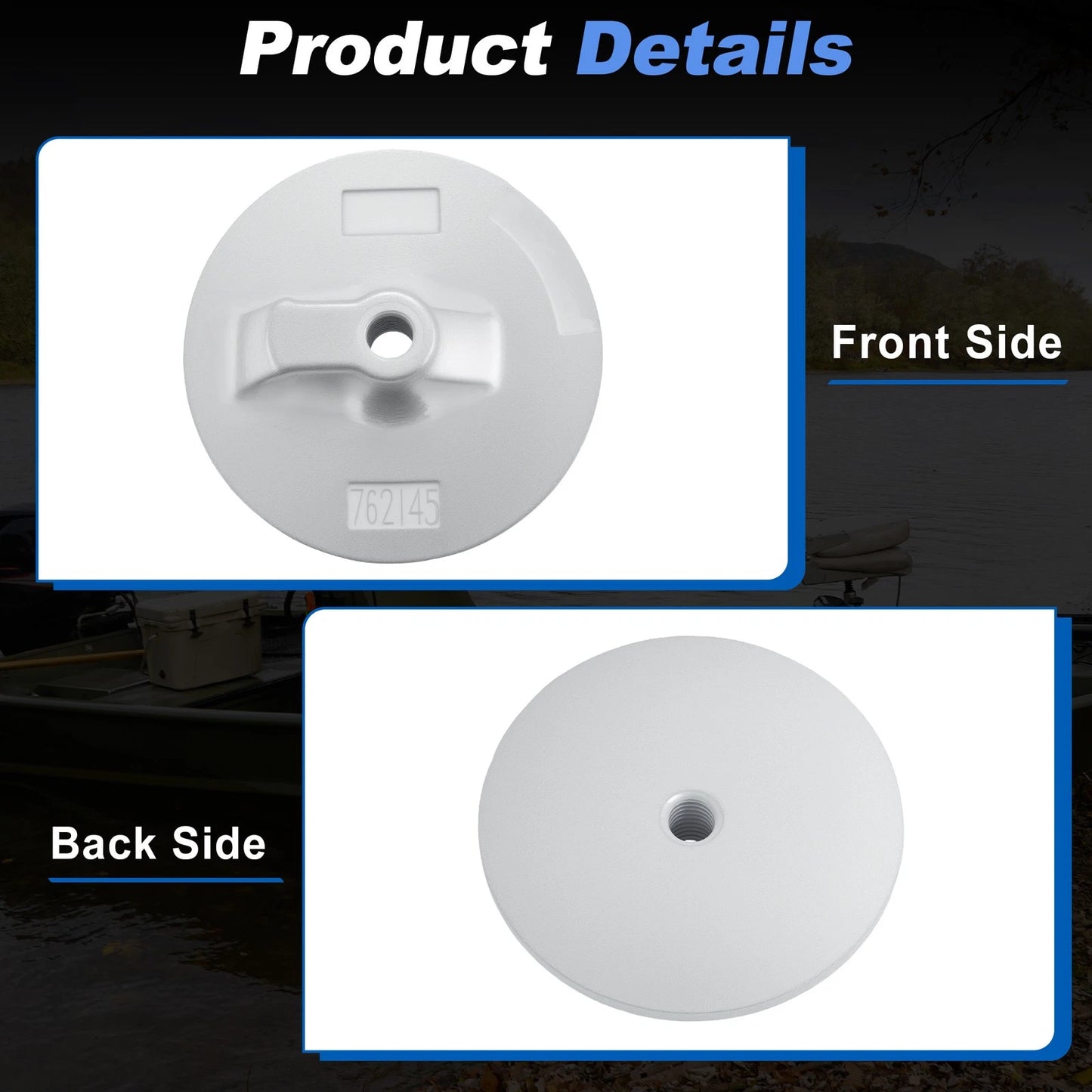 Trim Tab Anode for Mercury Mariner 35-300 HP Outboard Motors (N/A)