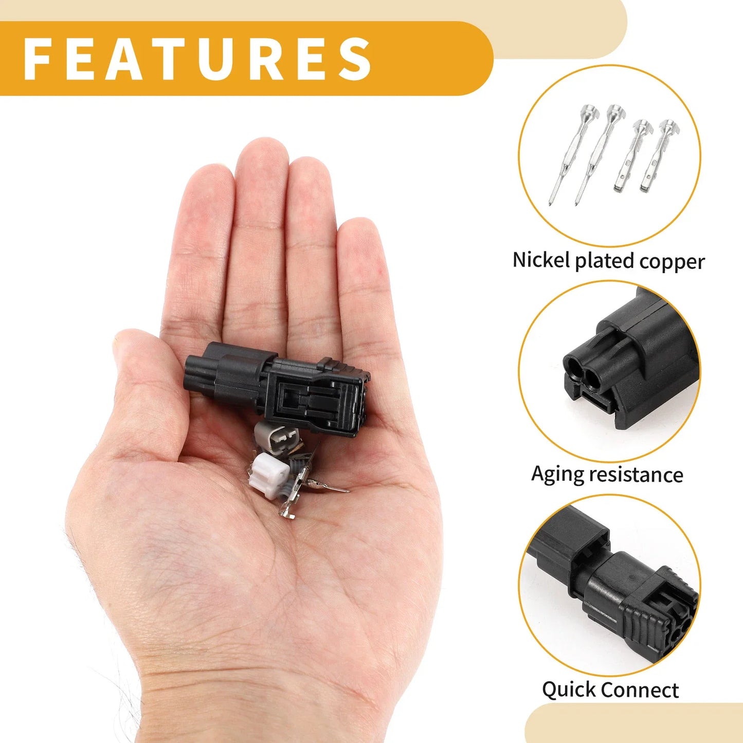Intake Air Pressure Sensor Connector for Honda