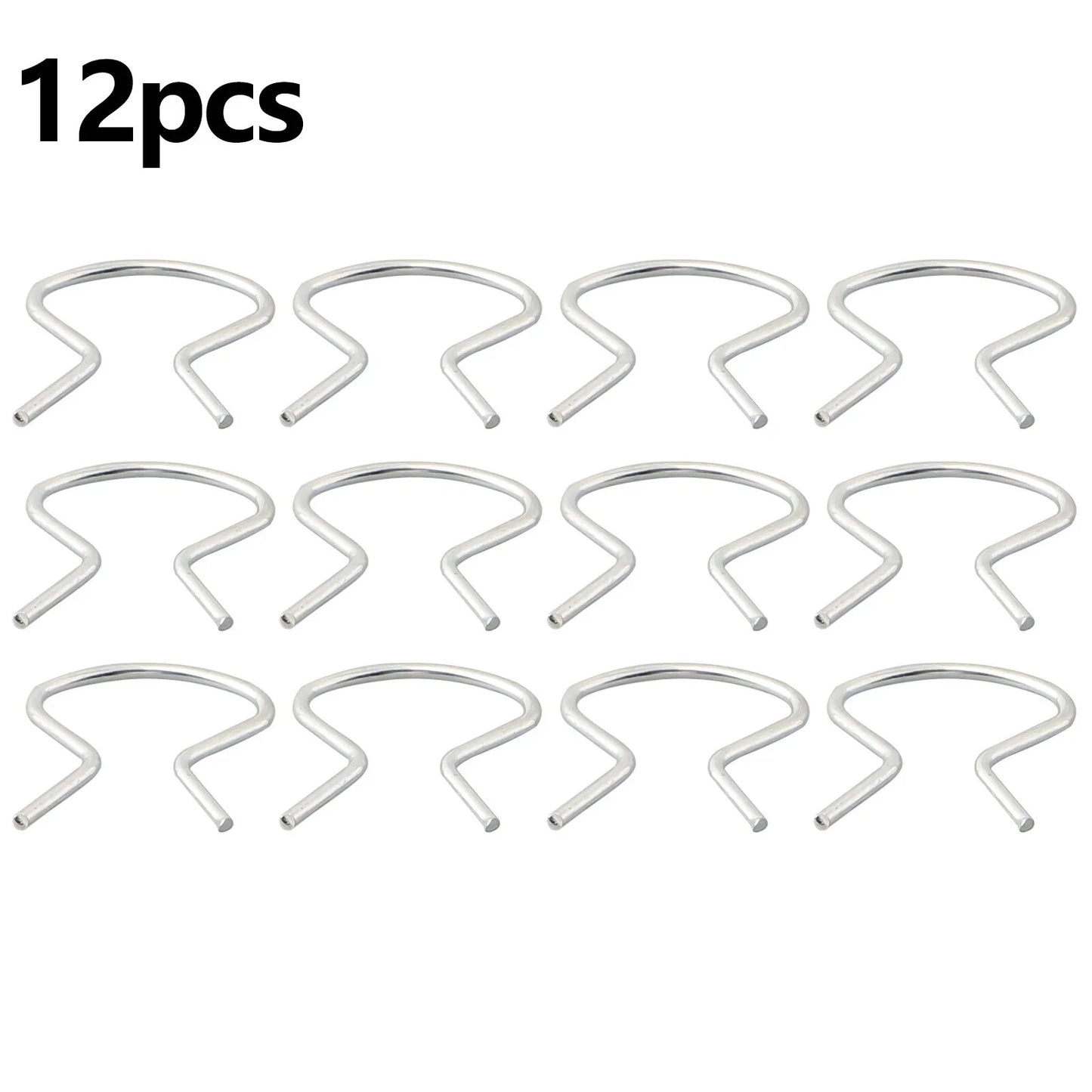 Crank Retainer / 12-Pcs / Door Handle Horseshoe Clip Left Plastic for Vehicle