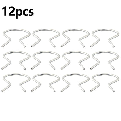 Crank Retainer / 12-Pcs / Door Handle Horseshoe Clip Left Plastic for Vehicle