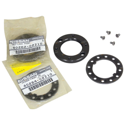 Front Wheel Bearing Hub Axle Lock Nut & Washer for Nissan Patrol GU (1997–2023)