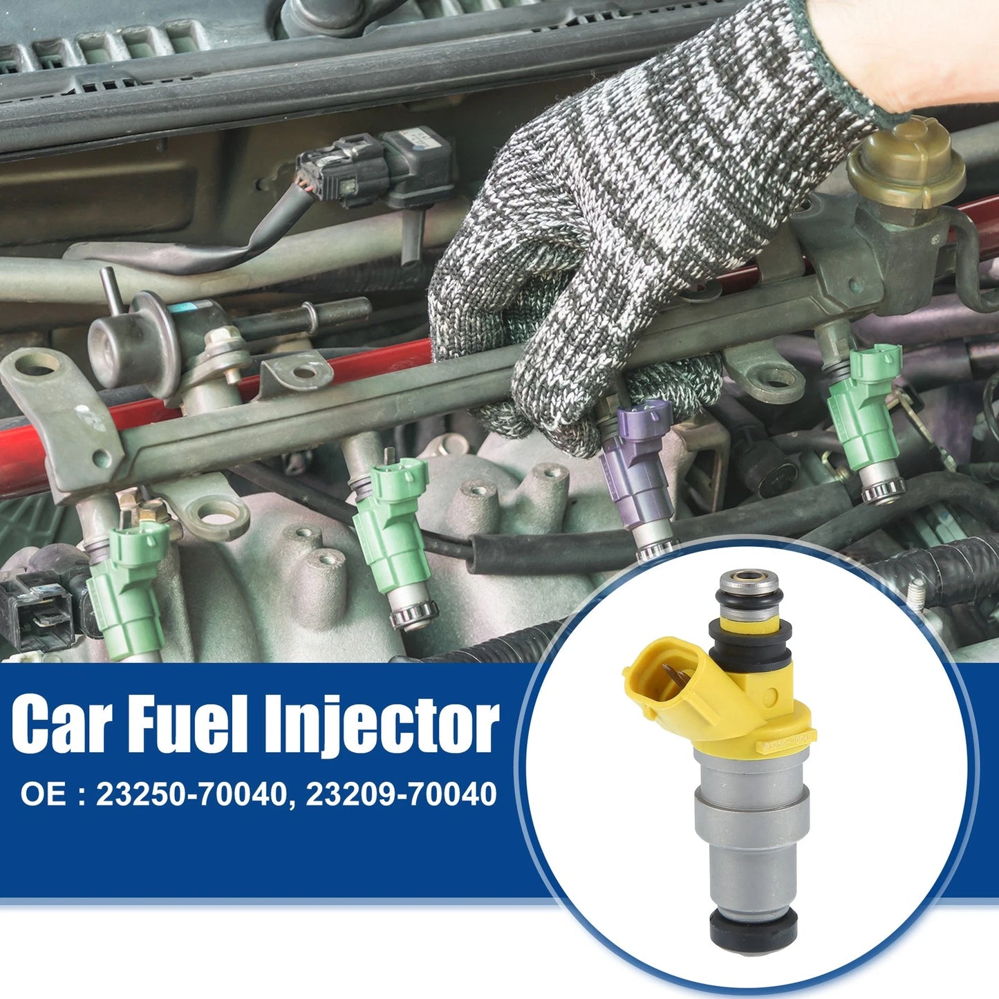 6X Fuel Injector Nozzle for Toyota Supra 3.0L (1986–1988)