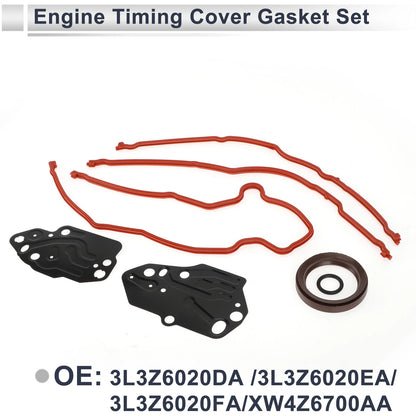 Set of 2 Engine Timing Cover Gasket Seal TCS46078 for Ford Lincoln 5.4L