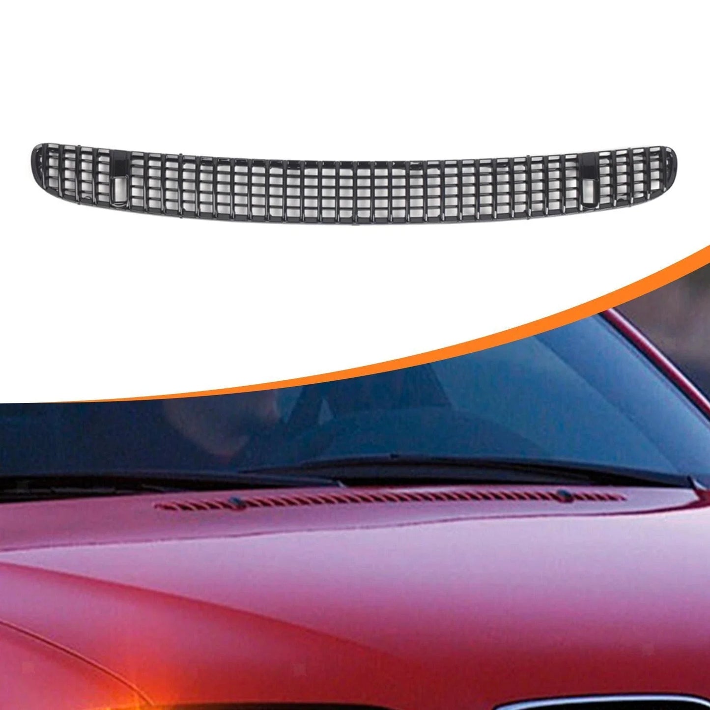 Hood Grille Center Vent Air Inlet for BMW 3 Series E46 (2002–2005)