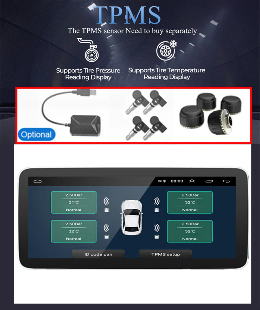 12.3" Android 13 Car Stereo GPS Navigation for 2003-2012 BMW X3 E83