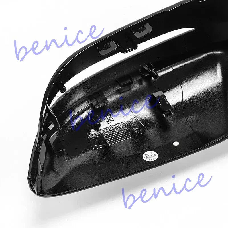 2X Carbon Fiber Side Mirror Replace Cover Caps for BMW G20 G28 G22 G30 G38 G32