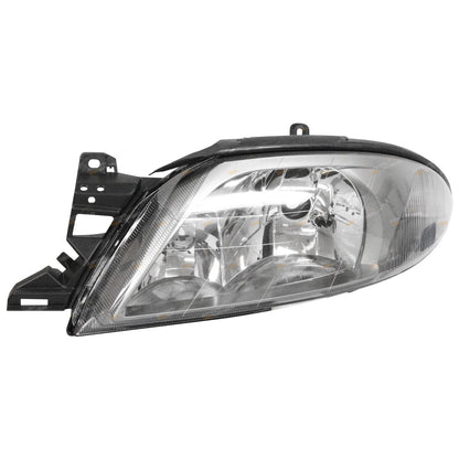 2X Dark Grey Headlights for Ford Falcon AU Series 3 (2001–2002)