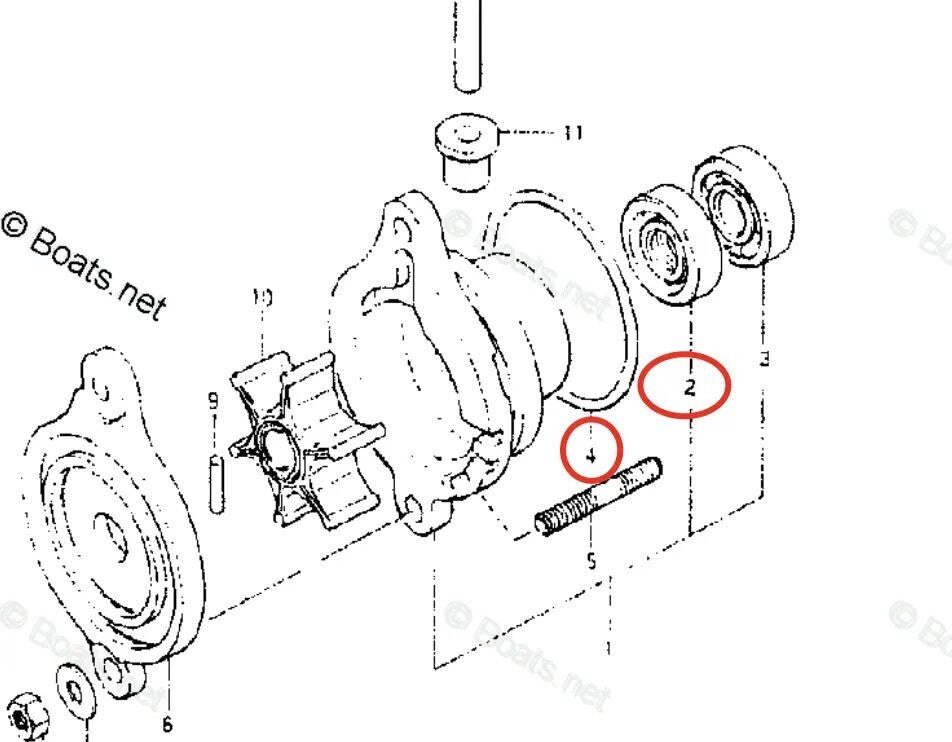 Lower Unit Oil Seal for Suzuki DT2 DT2.2G-Y (K1-K5)