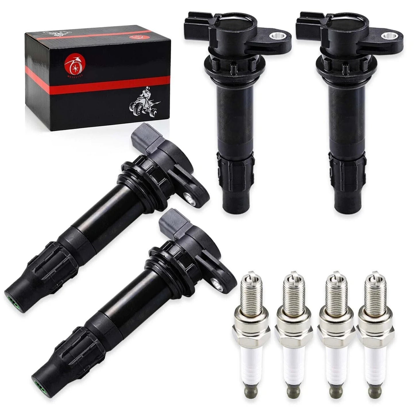 Ignition Coils & Spark Plug for Yamaha WaveRunner FX1100 HO (2004–2008)