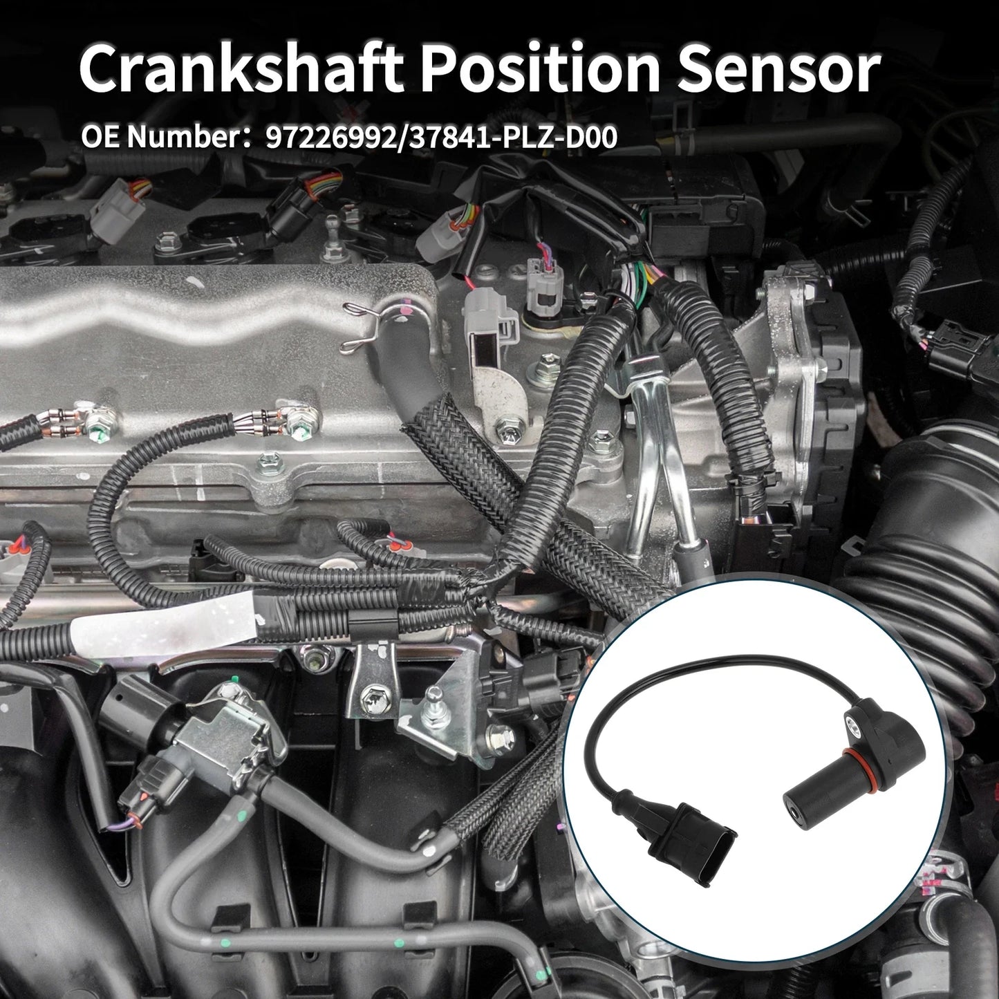 Crankshaft Position Sensor for HONDA Civic 1.7 CTDi (2002-2005) 1 x Sensor