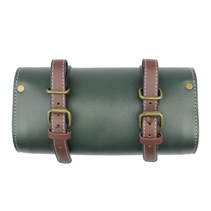 Universal Motorcycle Front Fork Tool Bag Pouch Saddle Bag - Green