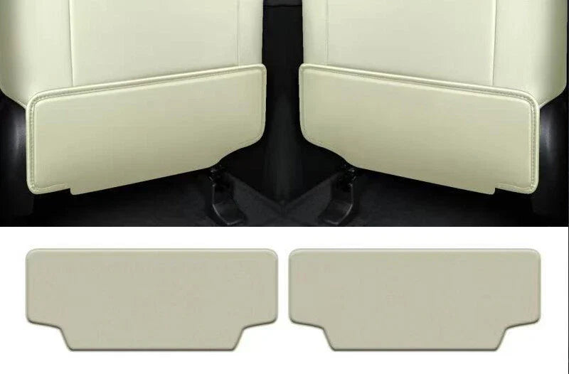 2 x Black rear seat anti kick pad trim cover for Hyundai Palisade (2020–2025)