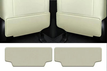 2 x Black rear seat anti kick pad trim cover for Hyundai Palisade (2020–2025)