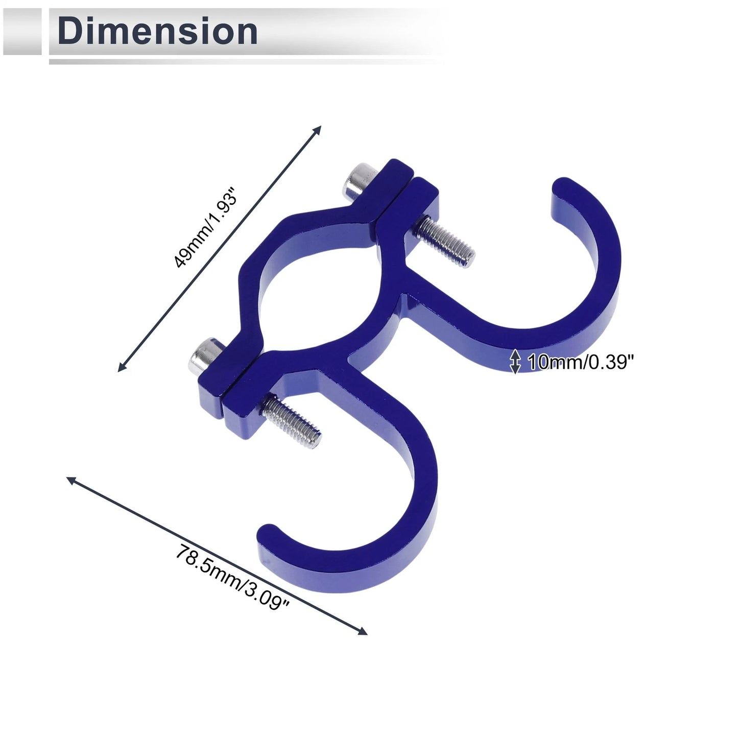 Set of 1 Arc Aluminum Alloy Motorcycle Hanging Hook for Various Models