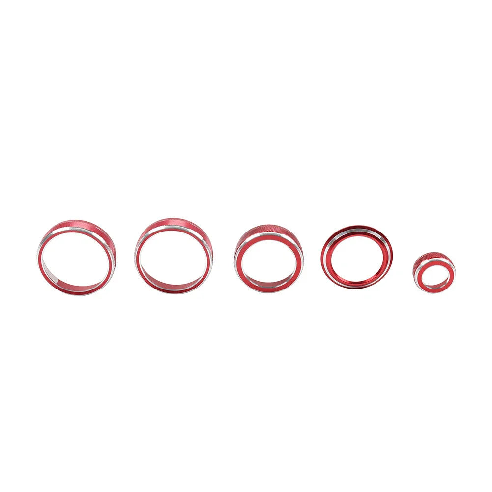 Red Console Volume AC Switch Button Ring for Lexus NX250 NX350h (2022-2024)