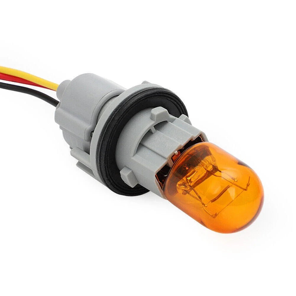 Headlight Turn Signal Bulb Socket Wire Harness Set for Nissan
