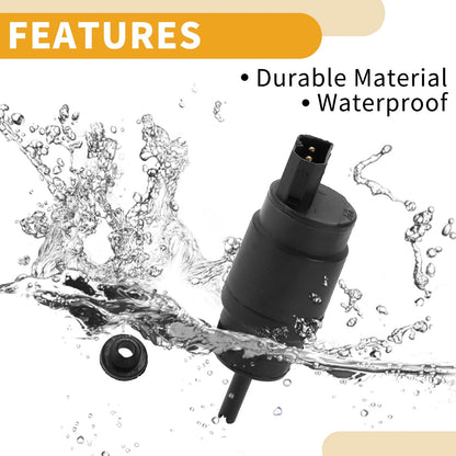 Windshield Washer Pump w/ Grommet for BMW Z3 (1996–2002) No. 61661380066