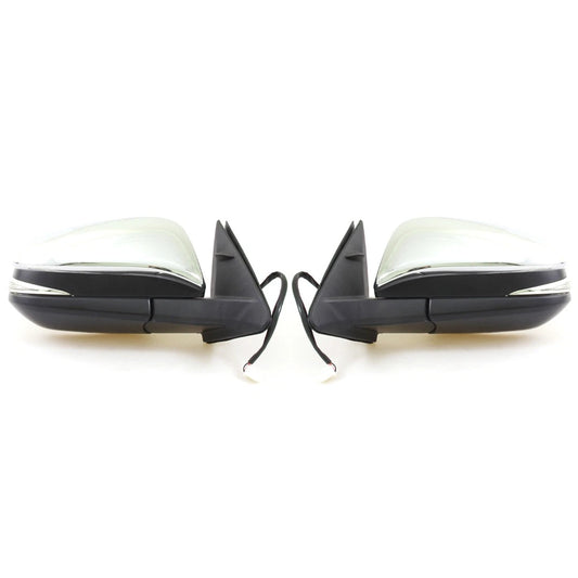 Chrome Electric Power LED Signal Door Mirrors for Toyota Highlander (2014–2016)