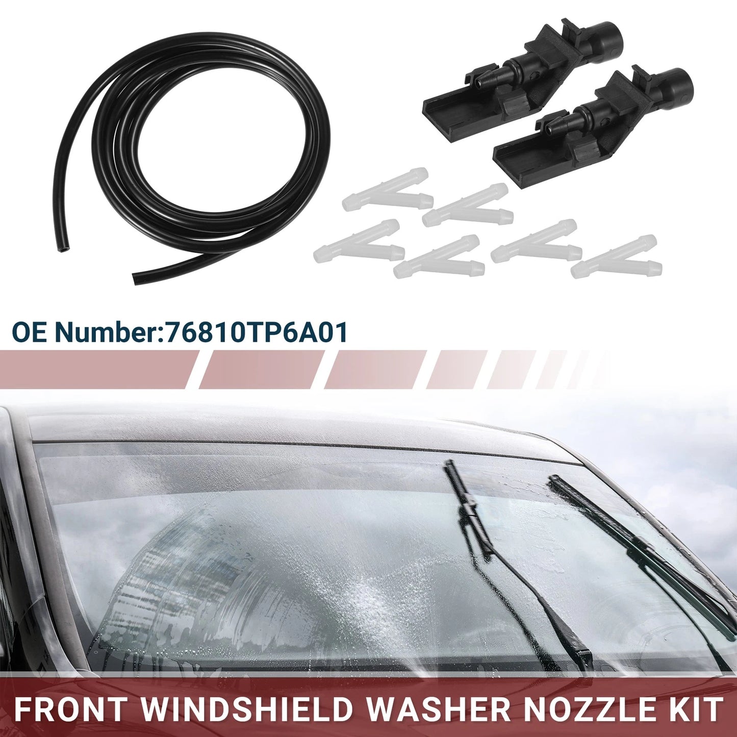 Set of 1 Windshield Washer Nozzle for Honda HR-V (2016–2022)