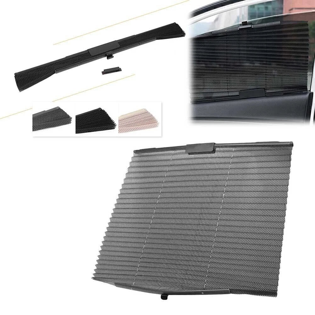 Universal Black Car Side Window Sunshade 57cm UV Protector