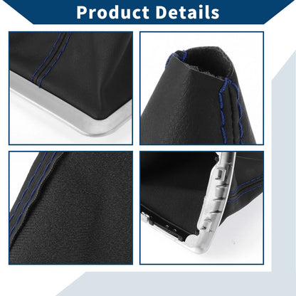1 Pc Gear Shift Gaiter for Ford Focus MK2 (2004–2012) Black Blue Leather