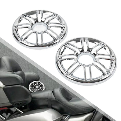 Chrome Rear Speaker Trim Grill Cover for Harley Electra Tri Glide (2009-2023)