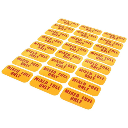 2" Mixed Fuel Only Weatherproof Vinyl Decal for Gas Oil Tank