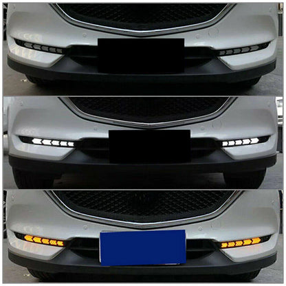 ABS Front LED Daytime Running Lights for Mazda CX-5 (2017-2020)