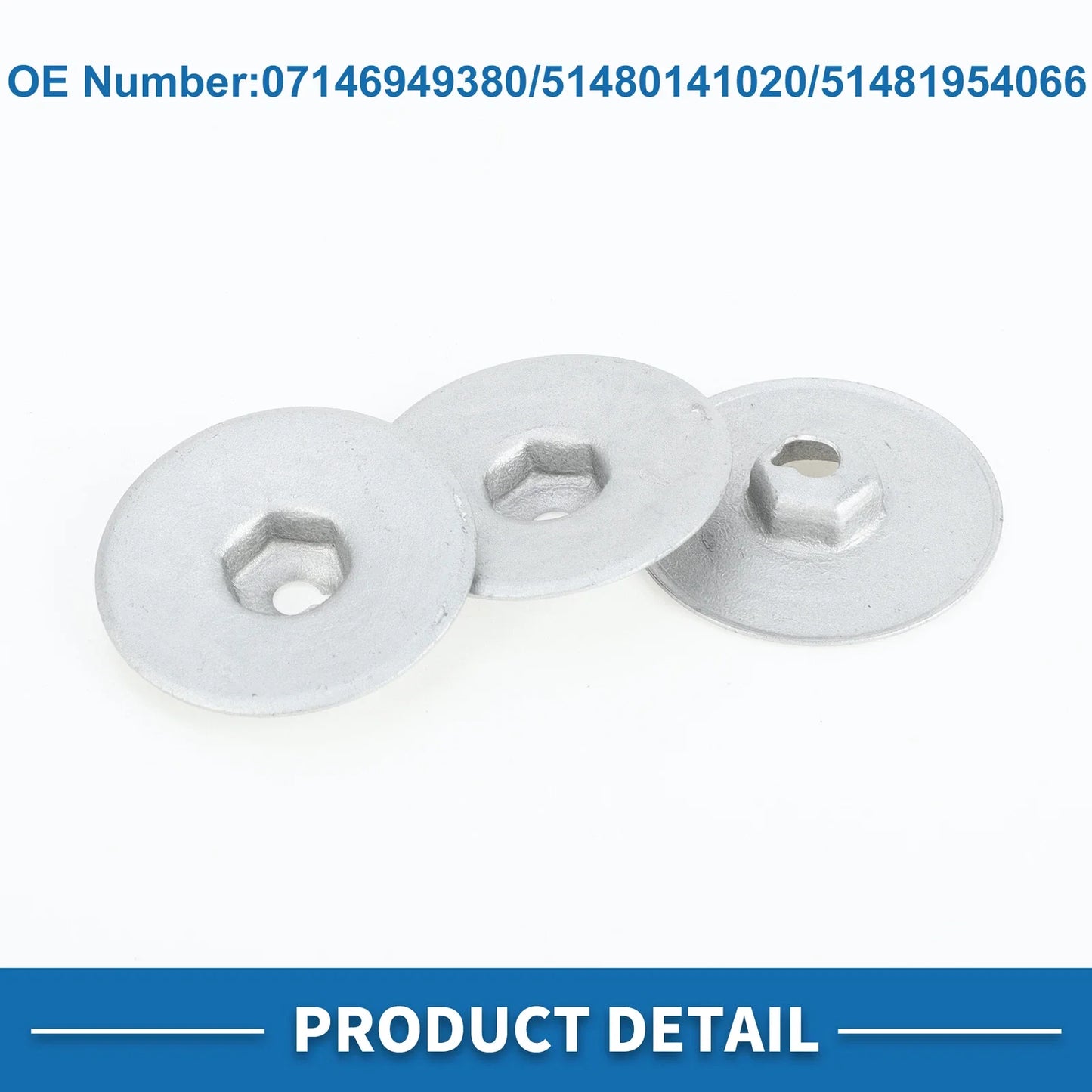 Heat Protection Mounting Nut Clips 30 Pcs for BMW 228i (2014-2016)