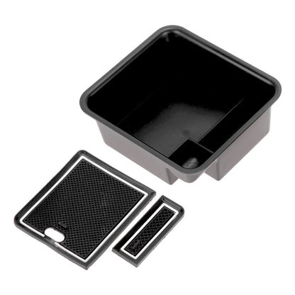 Center Console Armrest Organizer Tray for VW T-Cross (2018–2024) Plastic White