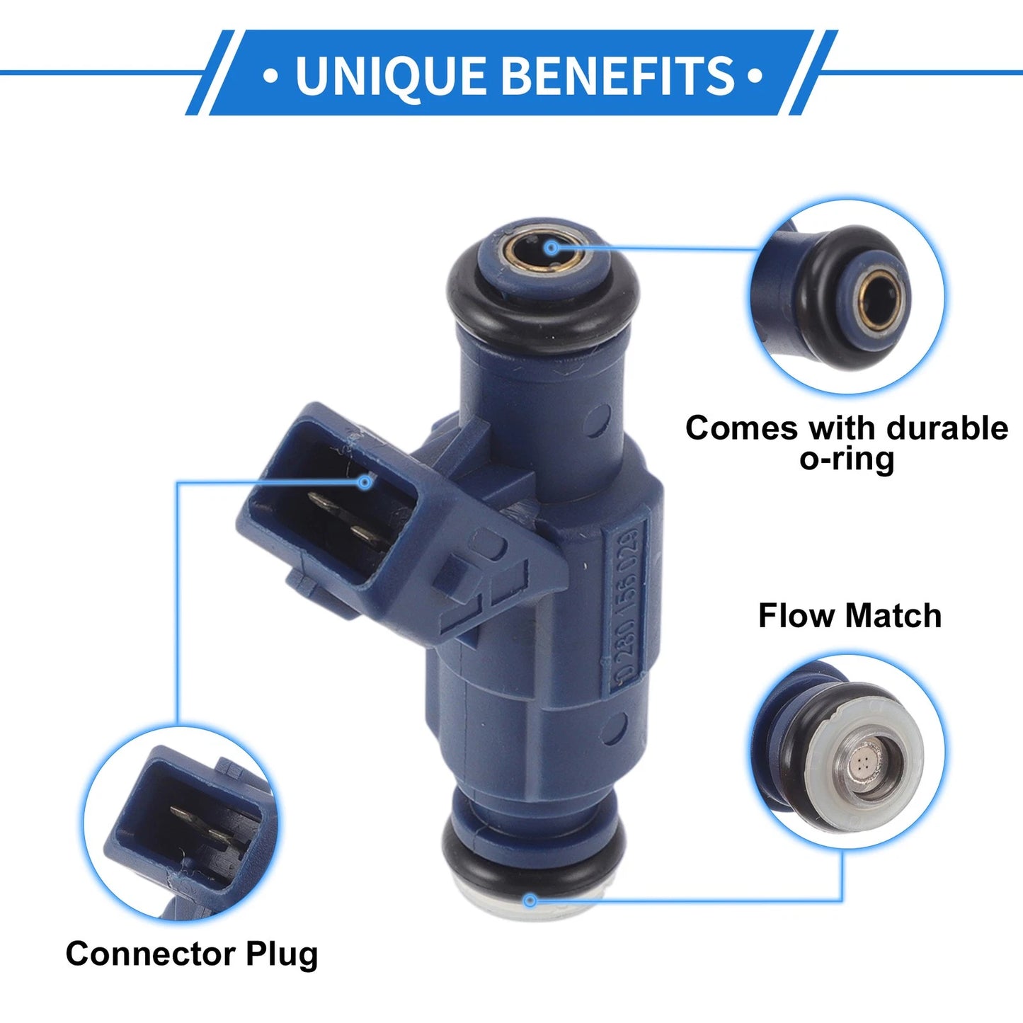 1Pc Fuel Injector No.0280156029 for Ford Explorer Sport Trac Ranger