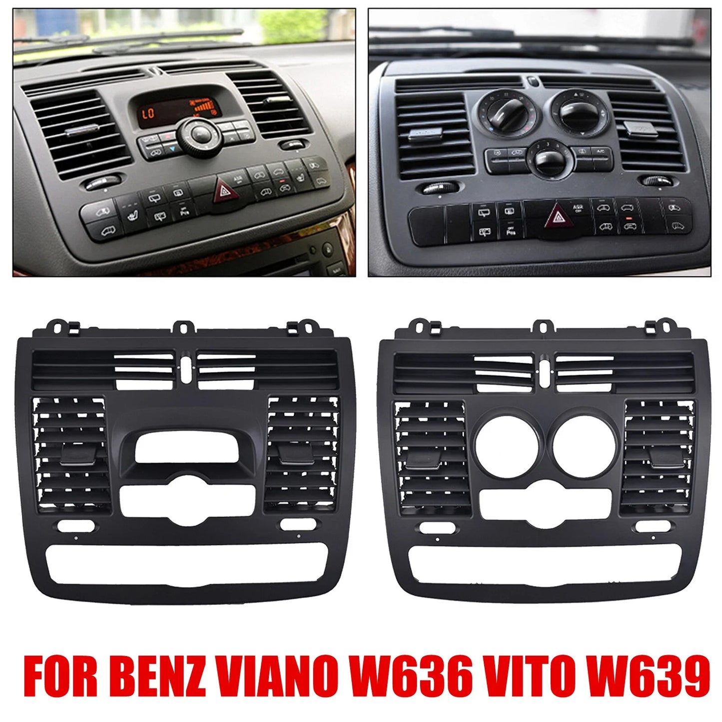 Dashboard Vent Outlet Grille Cover for Benz Vito/Viano (2003–2014)
