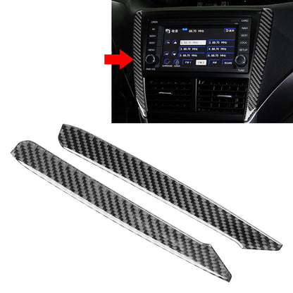 Carbon Fiber Black Central Console Side Cover Trim for Subaru Forester (2009–2013)