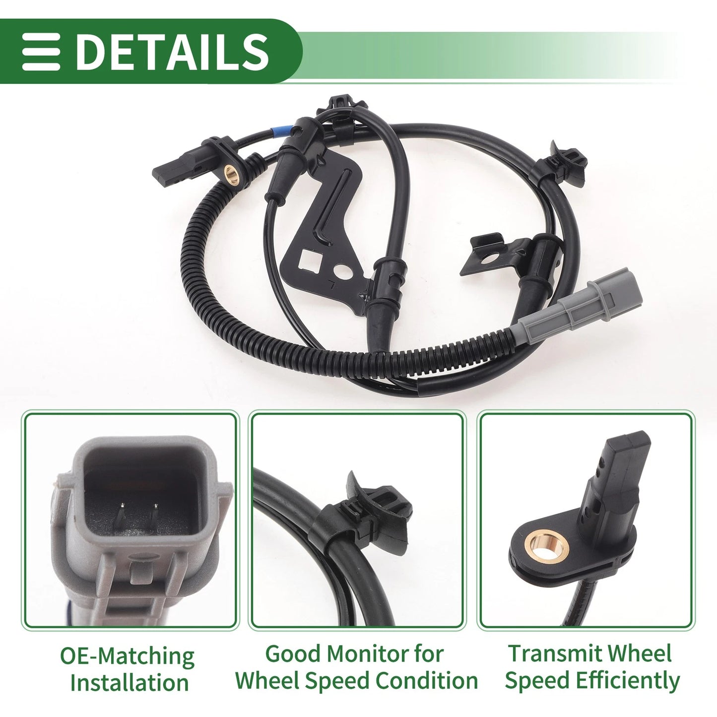 ABS Wheel Speed Sensor No. 58930Q5000 for Kia Seltos (2021–2023) Front Left