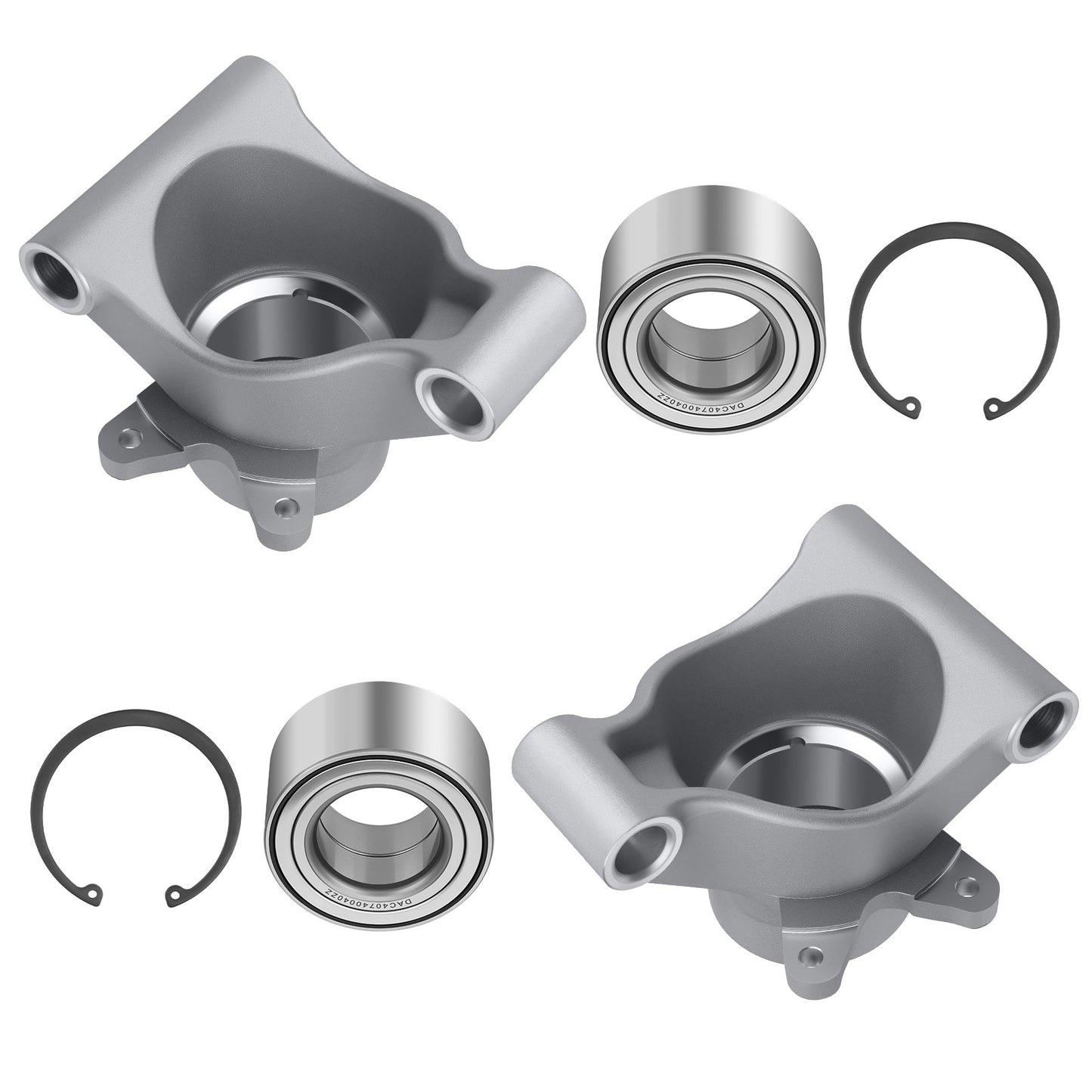Set of 2 Rear Wheel Carriers with Bearings for Polaris RZR 800 (2008–2014)