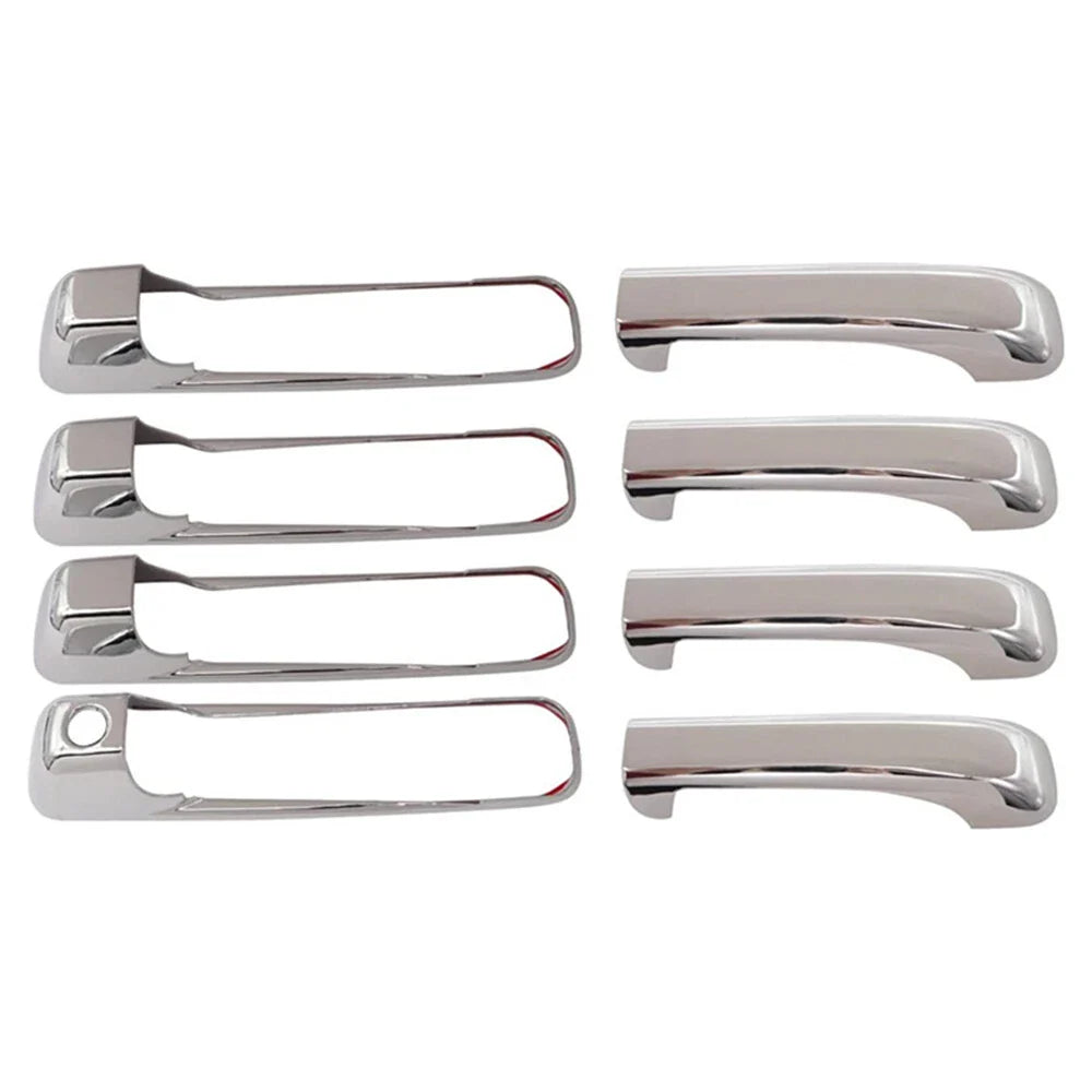 4 x Chrome Door Handle Cover Caps for Dodge Ram 1500 2500 3500 4500 (2009-18)