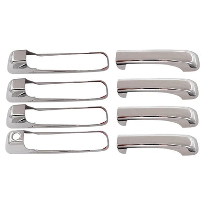 4 x Chrome Door Handle Cover Caps for Dodge Ram 1500 2500 3500 4500 (2009-18)