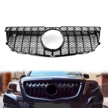GTR Style Front Bumper Grille for Benz GLK Class X204 (2013-2015) Black