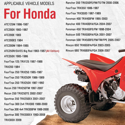 2X Handle Bar Grip and Guard for Honda Recon 250 TRX250 1997–2007