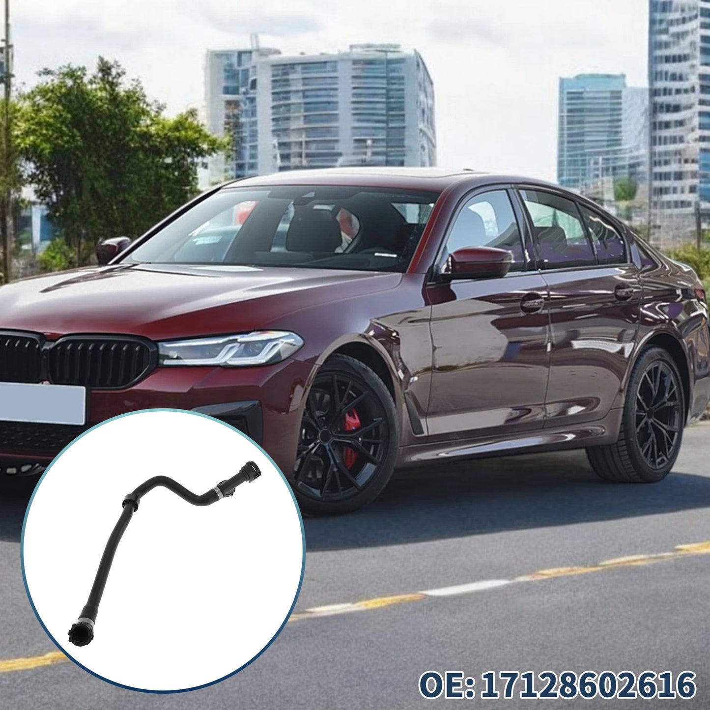 Radiator Hose for BMW 530i 2017-2023, 540i 2017-2020 No. 17128602616