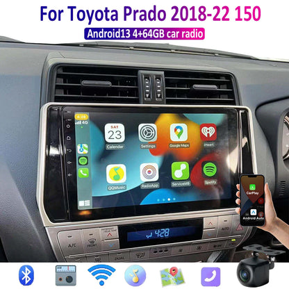 13" Car Stereo Radio for Toyota Prado (2018-2022) - Apple Carplay, Android Auto