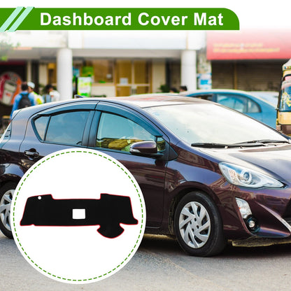 Dashboard Cover for Toyota Aqua MXPK10/MXPK11 (2012–2020) Black Red