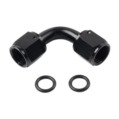 6AN Female to Female 90�� Swivel Coupler Fitting Adapter Connector