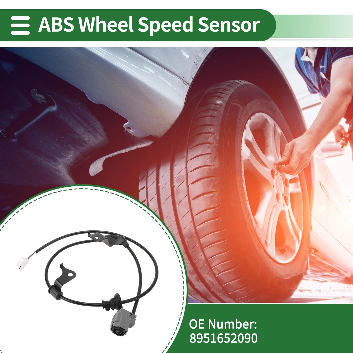 ABS Wheel Speed Sensor No. 8951652090 for Toyota Yaris (2007–2010)