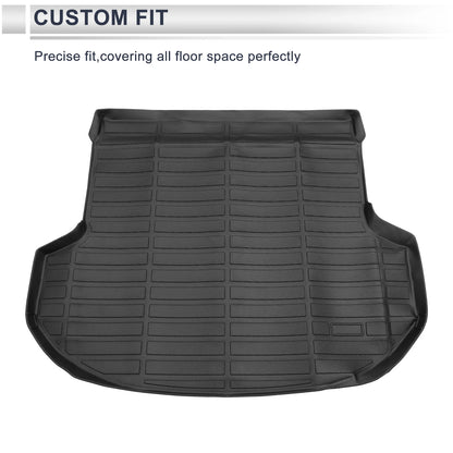 Cargo Liner Rear Trunk Mat for Hyundai Santa Fe (2019–2020) TPE Long Grid