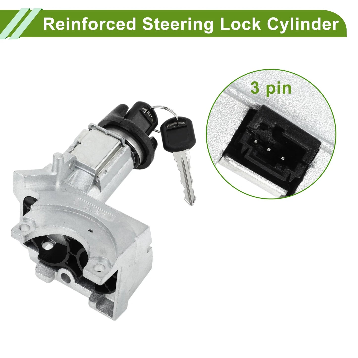 Ignition Lock Cylinder for Chevrolet C1500/C2500 Suburban (1998–1999) 924-893/924-720