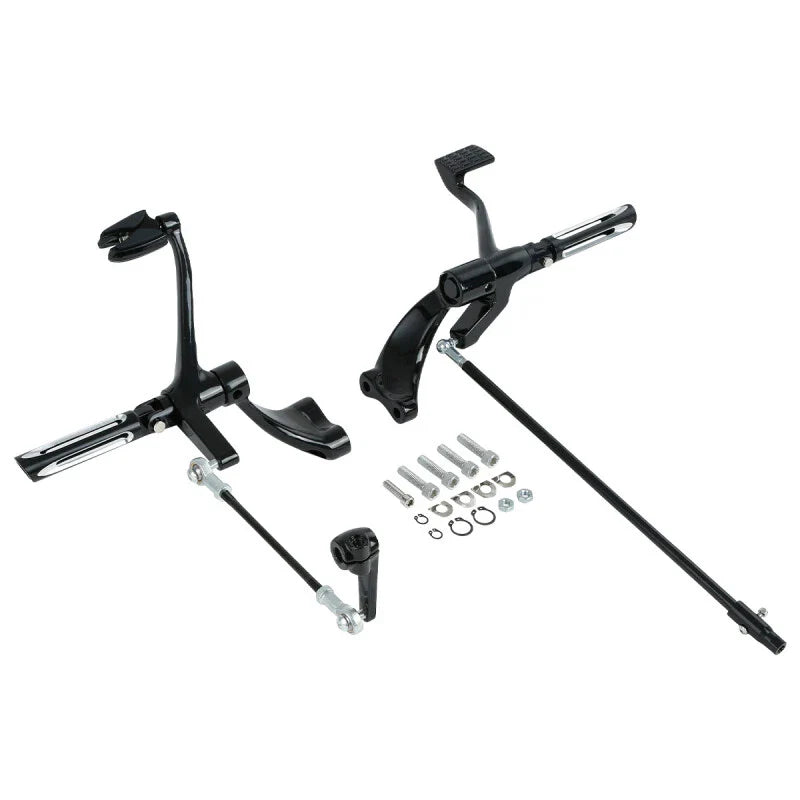Black Forward Control Pegs for Harley Sportster XL (2004-2013)