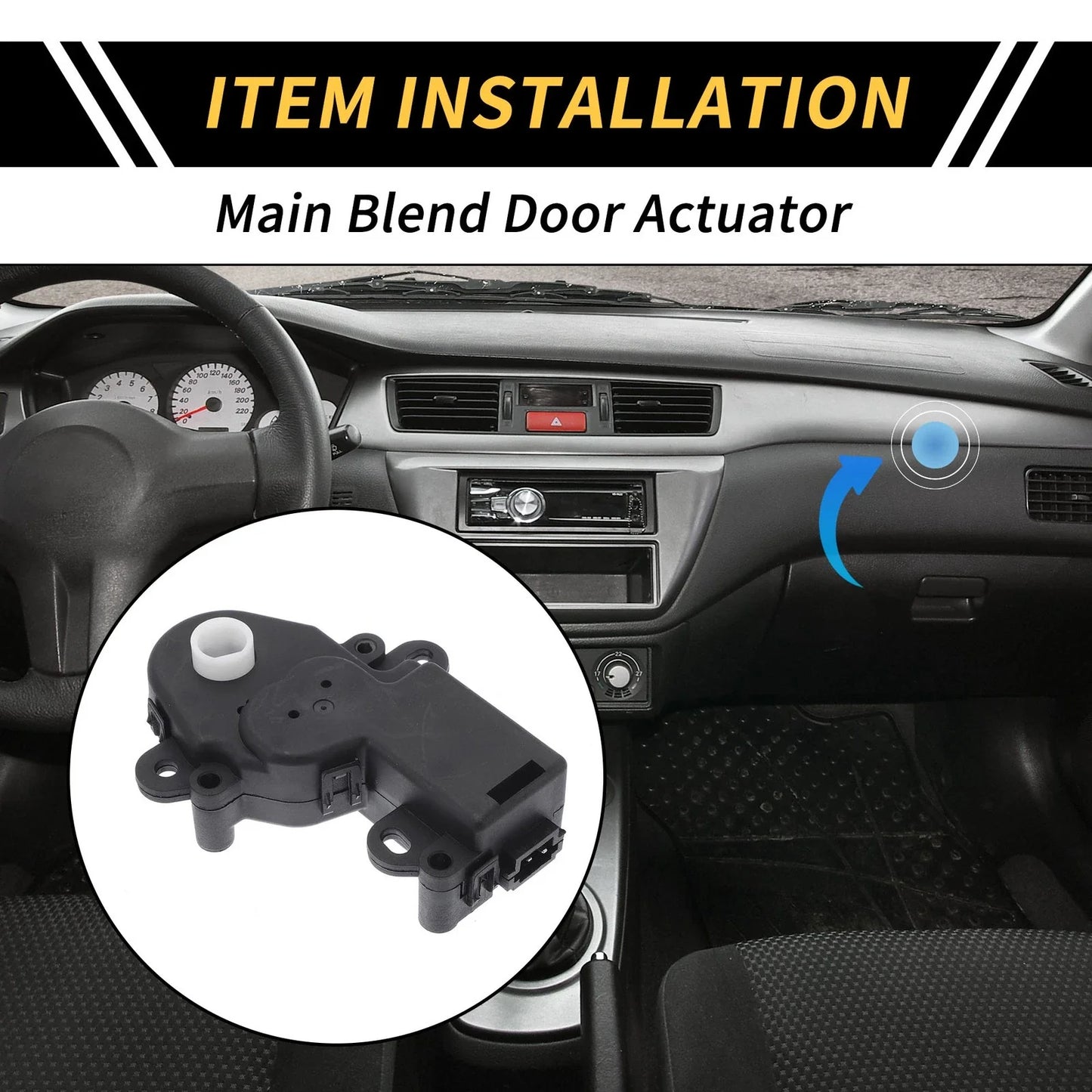 HVAC Air Door Actuator for Chevrolet Colorado 2004-2012