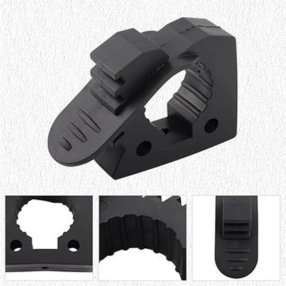 Rubber Quick Fastener Mounting Clamp for Car ATV RV 1.18"-1.42" Diameter